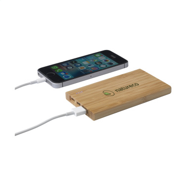 Logotrade promotional items photo of: Bamboo 4000 Powerbank external charger