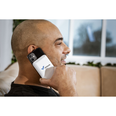 Logo trade promotional giveaway photo of: Force Magnetic RCS Recycled Wireless Powerbank 5000