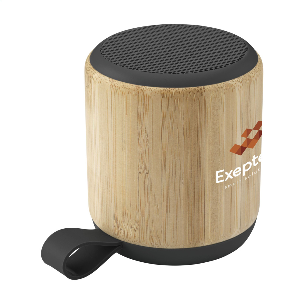 Logo trade promotional products picture of: Timor Bamboo Wireless Speaker