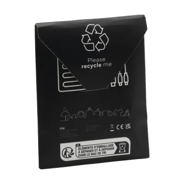 Logotrade promotional merchandise image of: Charging Cable RCS Recycled ABS-TPE