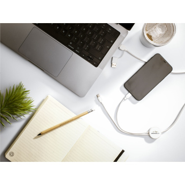 Logotrade promotional gift picture of: Charging Cable RCS Recycled ABS-TPE