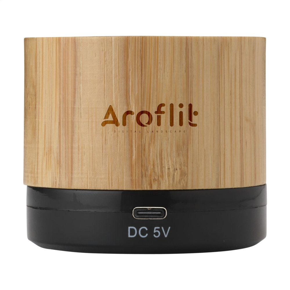 Logo trade promotional gift photo of: Bambox Bamboo Speaker