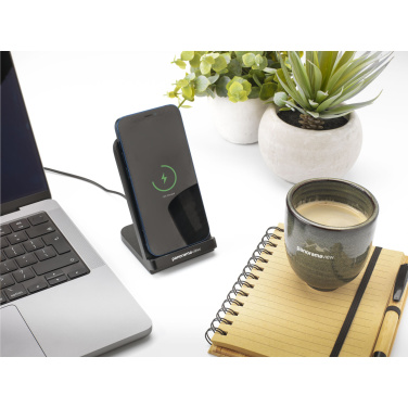 Logo trade business gifts image of: Baloo Wireless Charger Stand 15W