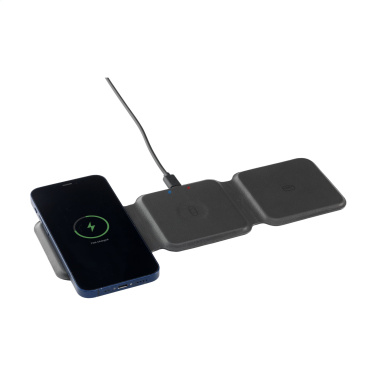 Logotrade promotional product image of: TriCharge RCS  Recycled PU Wireless Charger