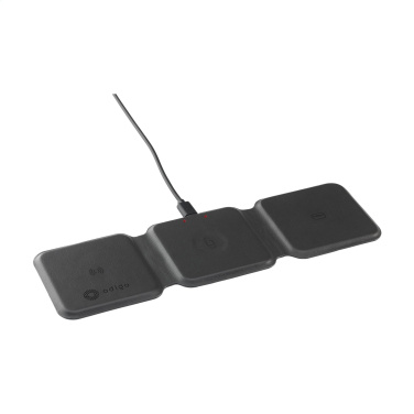 Logotrade promotional merchandise picture of: TriCharge RCS  Recycled PU Wireless Charger