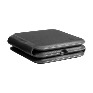 Logo trade promotional merchandise image of: TriCharge RCS  Recycled PU Wireless Charger