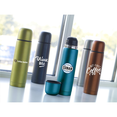 Logo trade business gift photo of: Frosted Bottle 500 ml thermo bottle