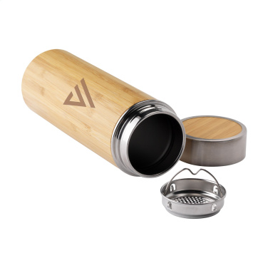 Logo trade promotional gifts picture of: Osaka 360 ml bamboo thermo bottle/thermo cup