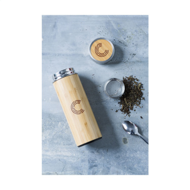 Logotrade promotional item image of: Osaka 360 ml bamboo thermo bottle/thermo cup