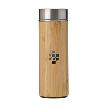 Logotrade advertising products photo of: Osaka 360 ml bamboo thermo bottle/thermo cup