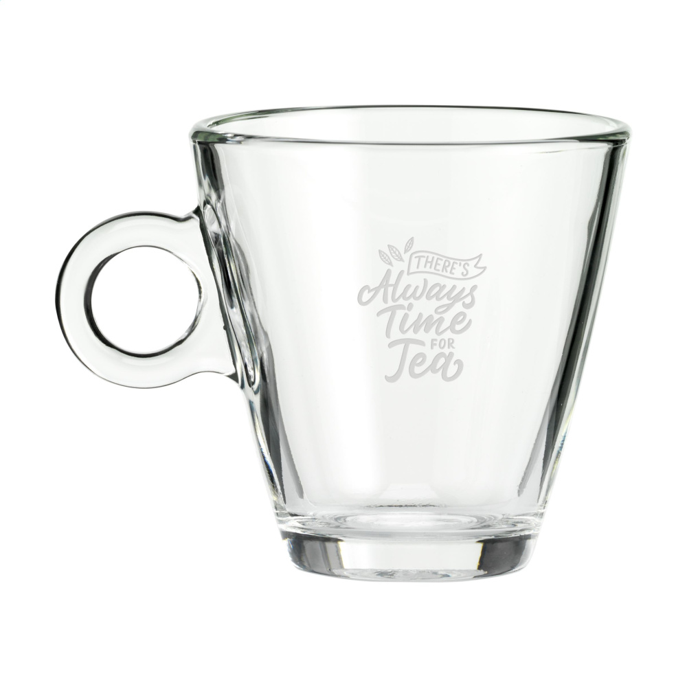 Logo trade promotional gifts image of: Lugano Tea Glass 320 ml