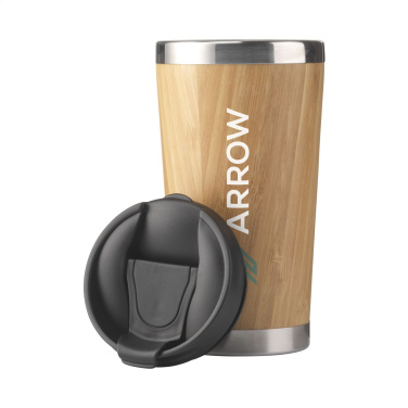 Logotrade promotional product picture of: Tokyo 450 ml bamboo thermo cup