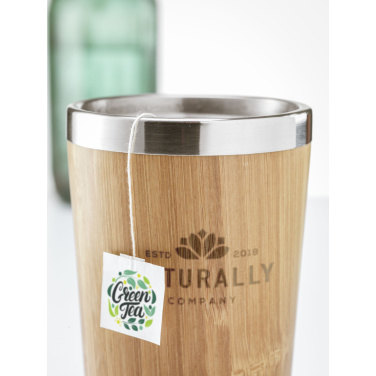 Logotrade promotional merchandise picture of: Tokyo 450 ml bamboo thermo cup
