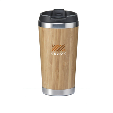 Logotrade promotional merchandise photo of: Tokyo 450 ml bamboo thermo cup