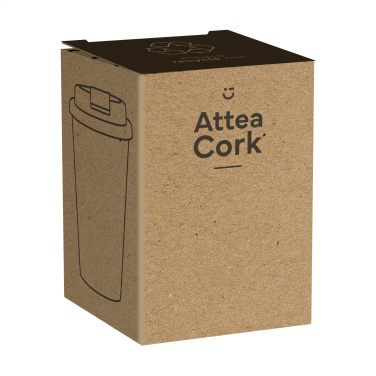 Logo trade promotional merchandise image of: Attea Cork 350 ml coffee cup