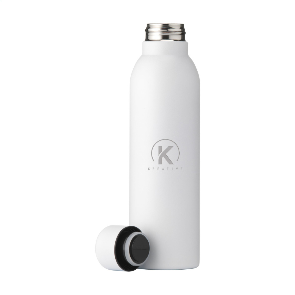 Logotrade advertising products photo of: Helios RCS Recycled Steel Bottle 470 ml