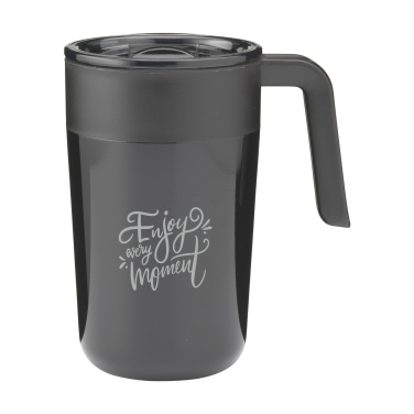 Logo trade corporate gifts picture of: Fika RCS Recycled Steel Cup 400 ml thermo cup