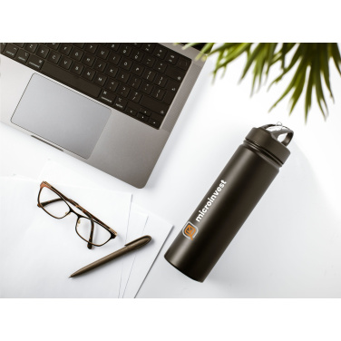 Logo trade promotional merchandise photo of: Flask RCS Recycled Bottle 500 ml thermo bottle