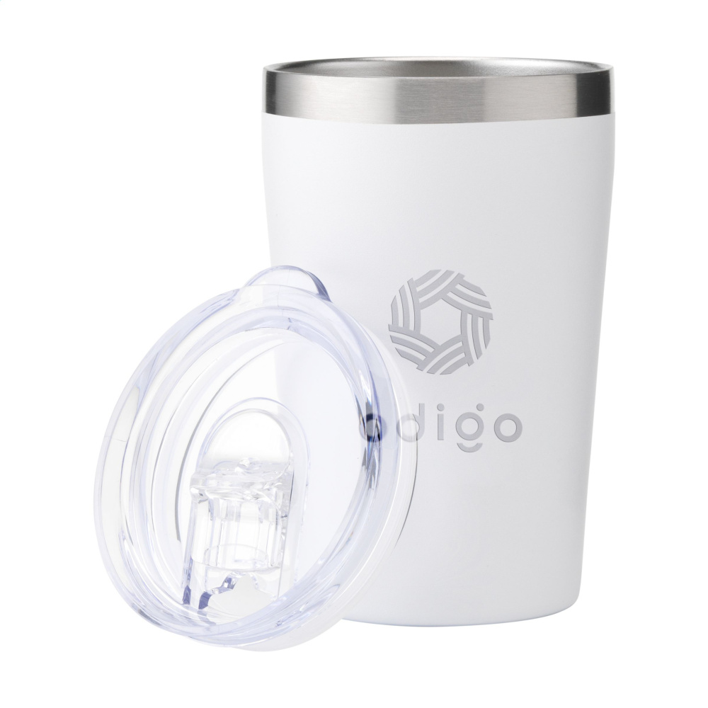 Logotrade business gift image of: Re-Steel RCS Recycled Coffee Mug 380 ml thermo cup