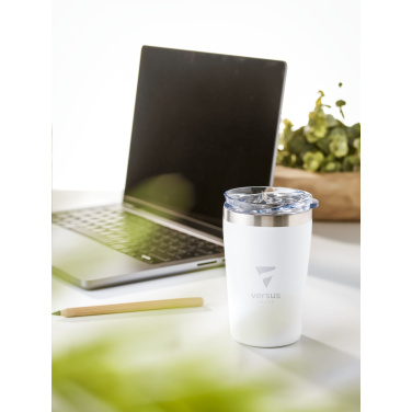 Logo trade promotional gifts image of: Re-Steel RCS Recycled Coffee Mug 380 ml thermo cup