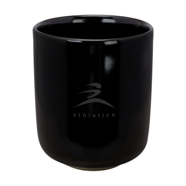Logo trade corporate gifts image of: Cadiz Black 350 ml drinking cup