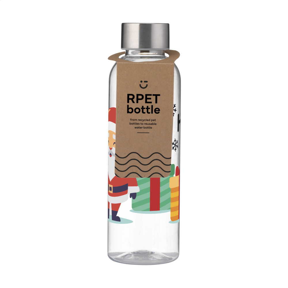 Logotrade promotional products photo of: Senga GRS RPET Bottle 500 ml X-Mas
