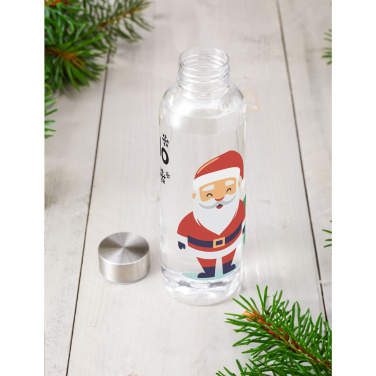Logotrade promotional item picture of: Senga GRS RPET Bottle 500 ml X-Mas