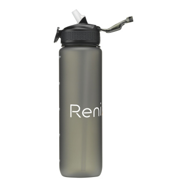 Logo trade corporate gifts image of: AquaSport GRS Recycled Water Bottle 1,000 ml
