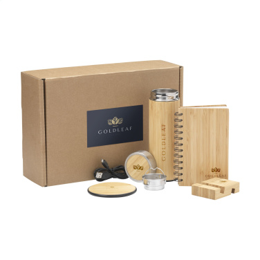 Logo trade corporate gift photo of: Merch Set Bamboo Boost