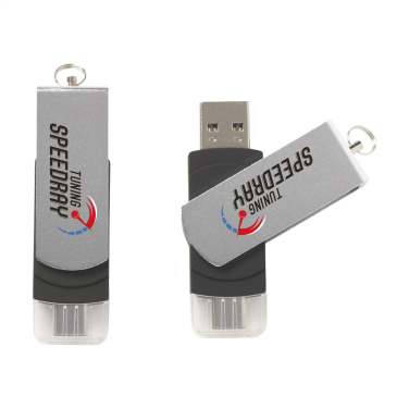 Logo trade promotional merchandise picture of: USB Dual Connect 3.0 - Type-C 32 GB