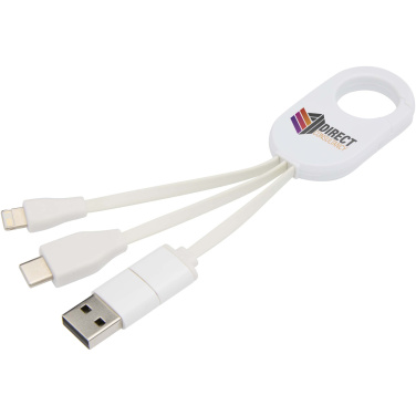 Logotrade corporate gift image of: Troop 4-in-1 recycled plastic charging cable