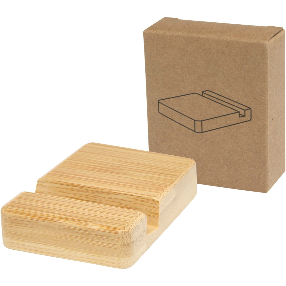 Logotrade promotional merchandise picture of: Ebla bamboo phone stand