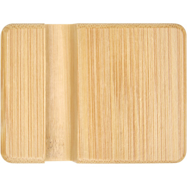 Logo trade promotional item photo of: Ebla bamboo phone stand