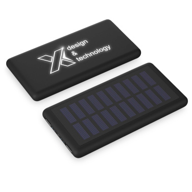 Logotrade advertising product picture of: SCX.design P30 8000 mAh light-up solar power bank