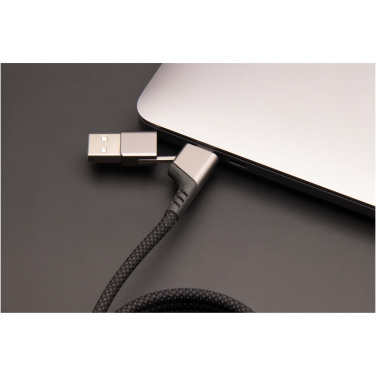 Logo trade advertising product photo of: SCX.design C52 100W 4-in-1 rPET magnetic ultra fast charging cable 
