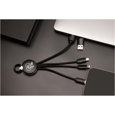 Logo trade advertising products picture of: SCX.design C14 15W 5-in-1 charging cable
