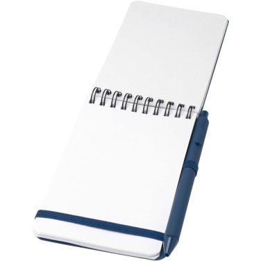 Logotrade promotional item image of: Thalaasa A6 hard cover ocean-bound notebook with ballpoint pen (black ink)