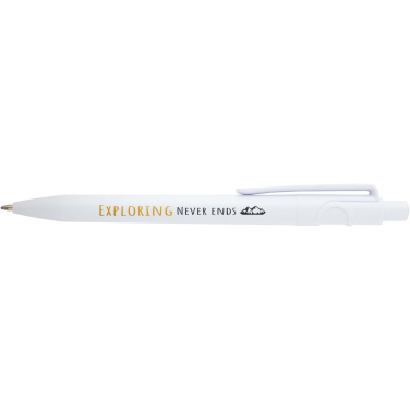 Logo trade corporate gift photo of: Unica recycled plastic ballpoint pen (black ink)
