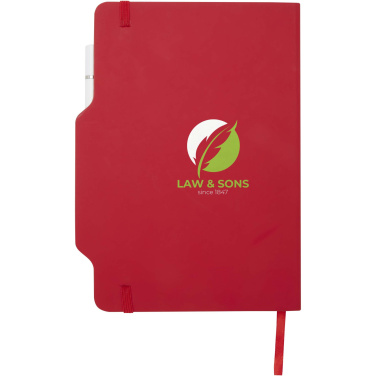 Logotrade promotional merchandise photo of: Nexus A5 hard cover notebook with pen and pencil combo (black ink)