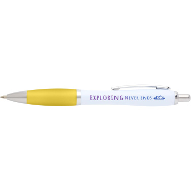 Logo trade corporate gift photo of: Nash recycled plastic ballpoint pen (black ink)