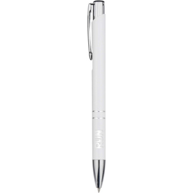 Logo trade promotional products picture of: Moneta recycled aluminium ballpoint pen (blue ink)