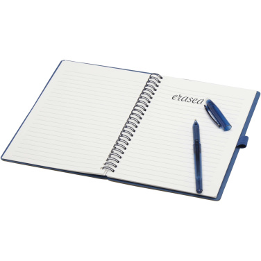 Logotrade promotional giveaways photo of: Slate reusable soft cover notebook and pen set (black ink)