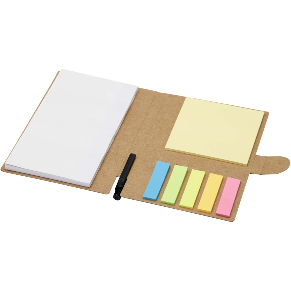 Logotrade promotional items photo of: Swift sticky notes booklet with ballpoint pen (black ink)
