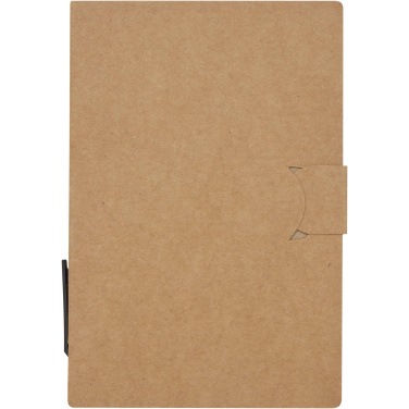 Logo trade corporate gifts image of: Swift sticky notes booklet with ballpoint pen (black ink)