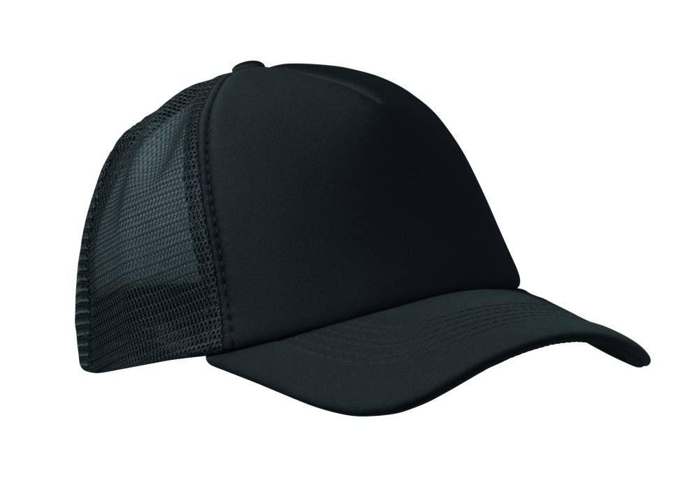 Logo trade advertising products image of: Truckers cap