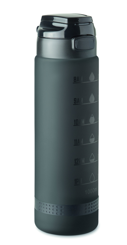 Logo trade promotional products image of: Sports water bottle RPET 1L