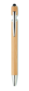 Logo trade promotional gifts image of: Ball pen in bamboo