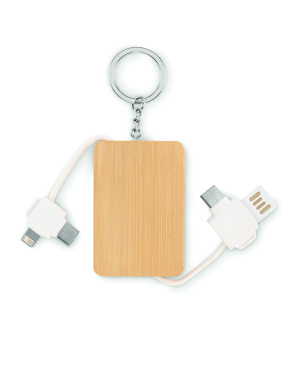 Logotrade promotional item image of: Key ring charging cable