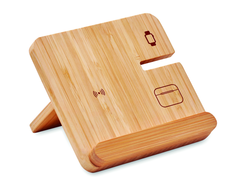 Logotrade promotional product image of: 3 in 1 15W wireless charger