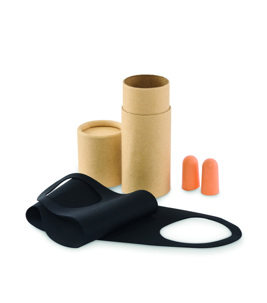 Logo trade promotional products image of: Travel set in paper tube box